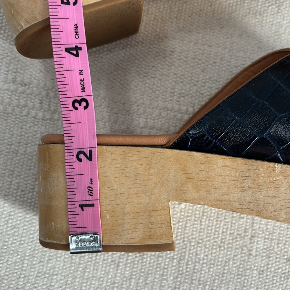 Rachel Comey Serge Clogs Navy Size 9 - Picture 9 of 14